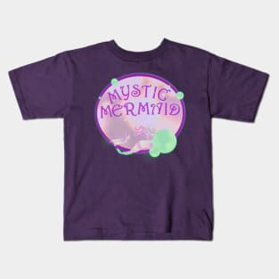 Mystic Mermaid - Purple Kids T-Shirt